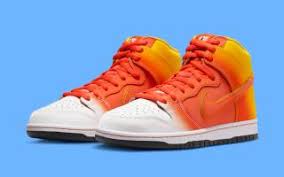 Sweet tooth candy corn SB Dunk High