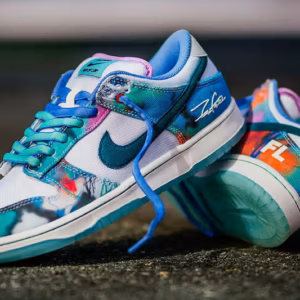 Futura Lab Bleached Aqua SB Dunk Low