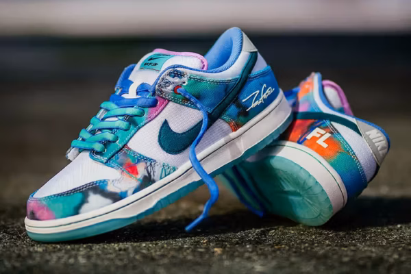 Futura Lab Bleached Aqua SB Dunk Low